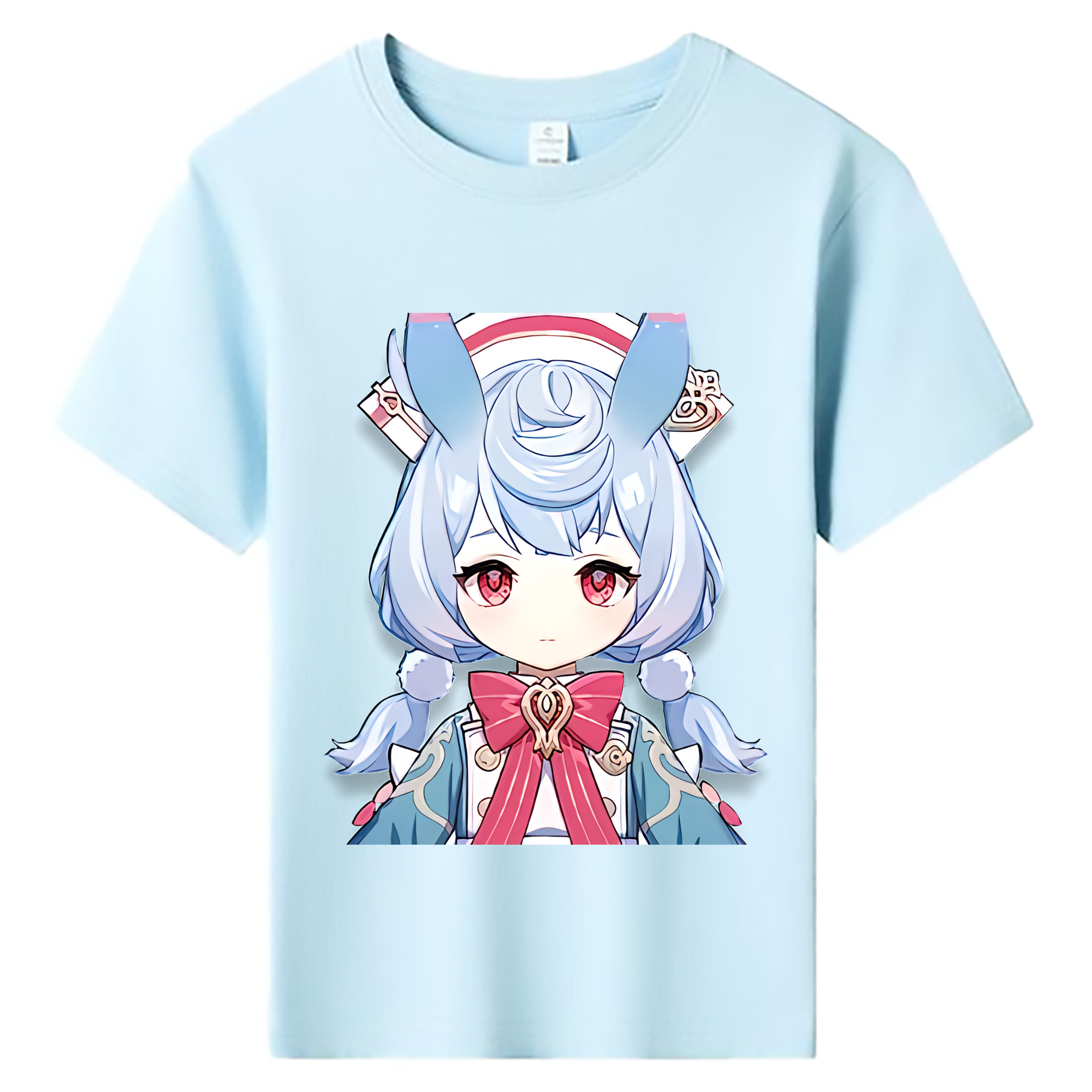 げんし神 シゲウィン genshin Shigewin 綿100％キッズTシャツ（フロントプリント）
